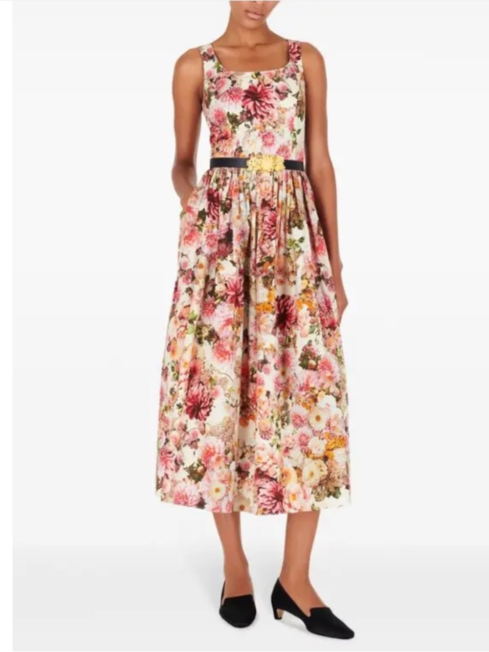 Adam Lippes floral dress size 2
